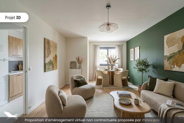 Appartement à vendre |                                       Mérignac |                                        3 pièces  |  62 m²