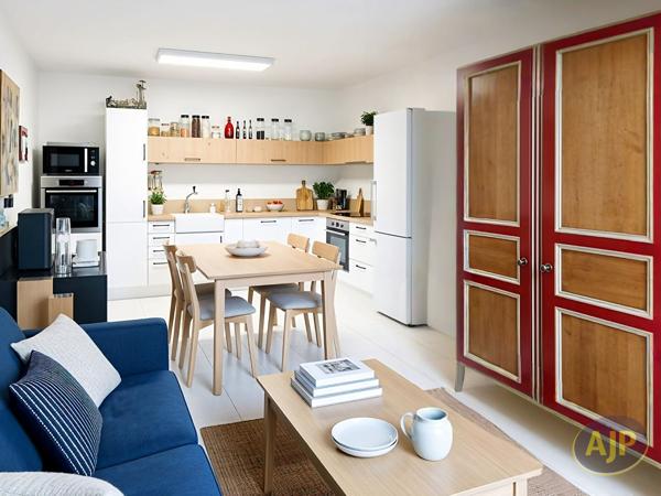 Appartement à vendre Saint Nazaire - 3 pièces, 59m² avec 2 chambre(s) à 205 800€ - AJP Immobilier Saint-Nazaire