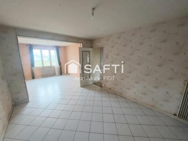 Appartement T4 avec 2 chambres de 72m² sans ascenseur