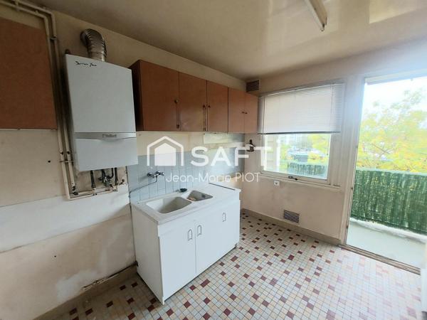 Appartement T4 avec 2 chambres de 72m² sans ascenseur