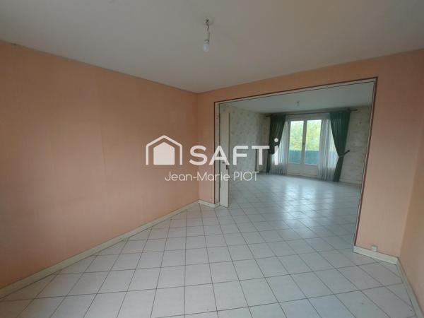 Appartement T4 avec 2 chambres de 72m² sans ascenseur