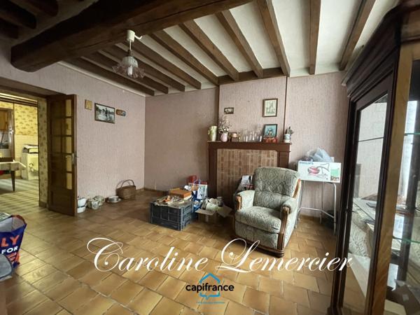 Maison à vendre 3 pièces proche de LA FERTE BERNARD (72)10 MN MAISON DE VILLAGE 75 m2 HABITABLES, TERRAIN