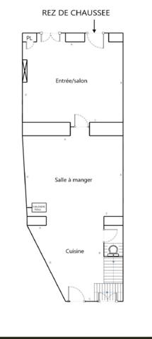 Maison à vendre 3 pièces proche de LA FERTE BERNARD (72)10 MN MAISON DE VILLAGE 75 m2 HABITABLES, TERRAIN