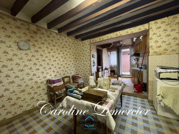 Maison à vendre 3 pièces proche de LA FERTE BERNARD (72)10 MN MAISON DE VILLAGE 75 m2 HABITABLES, TERRAIN