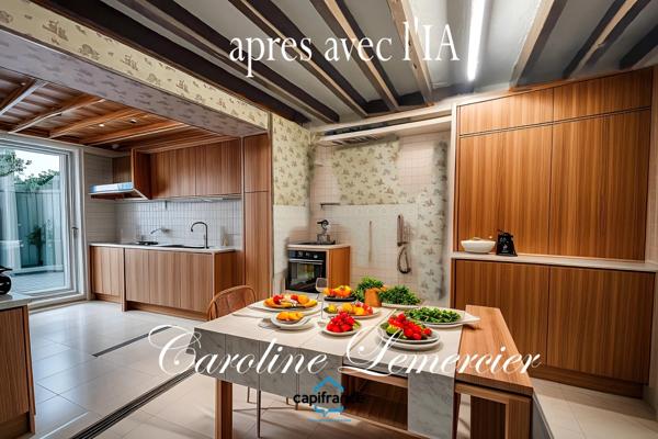 Maison à vendre 3 pièces proche de LA FERTE BERNARD (72)10 MN MAISON DE VILLAGE 75 m2 HABITABLES, TERRAIN