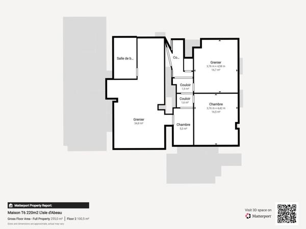 MAISON FAMILIALE DE CARACTÈRE À RÉNOVER – 220 m² ENV. – TERRAIN 1 082 m²