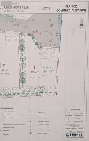 Terrain à Batir à vendre à Guichen en Ille-et-Vilaine (35580), ref : 35129-5262