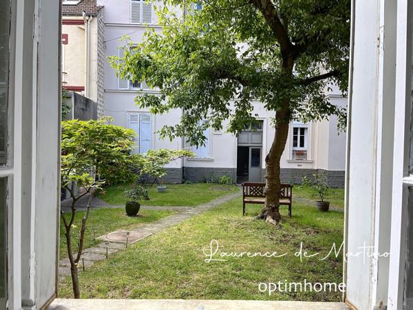 Appartement à vendre 2/3 pièces (92) - LA GARENNE-COLOMBES - REZ DE JARDIN CLOS PAR DES MURS -