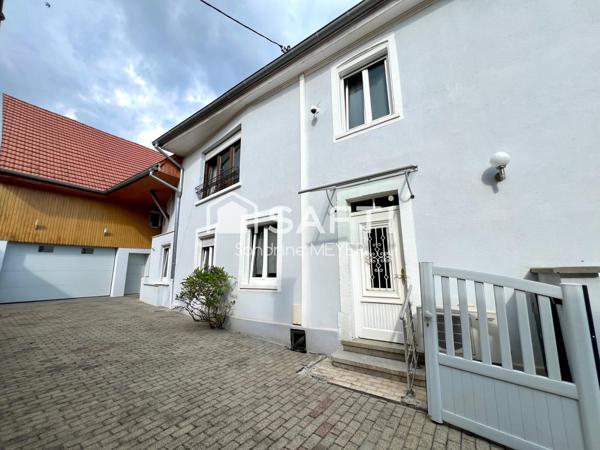 Grande maison 249 m² avec terrain, garage et cour