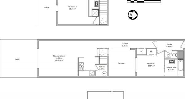 Location Appartement 3 pièces 83.38 m² - Rochefort-du-gard 30650