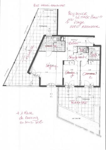 Appartement à vendre 3 pièces 64 m² Fresnes