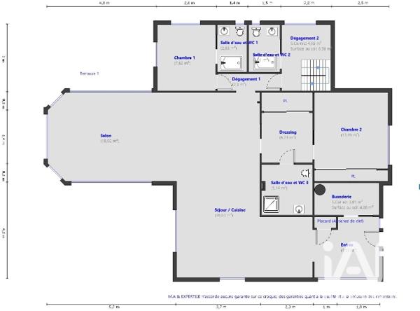 Maison à vendre 5 pièces 167 m² Sainte-Maxime
