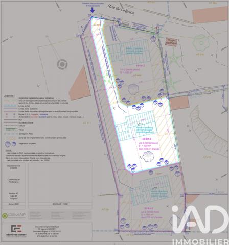 Terrain à vendre 620 m² Pontcharra