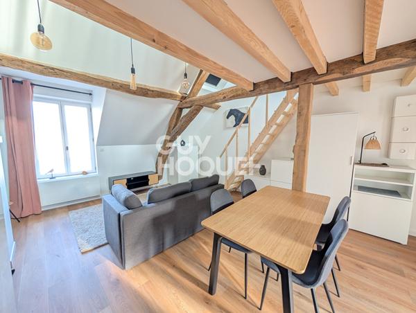 STUDIO MEUBLE avec mezzanine 31.3 m2