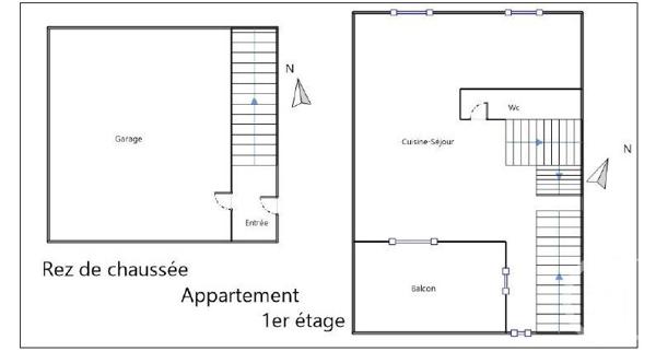 Appartement F4 à vendre  5 pièces - 83 m2 SALON DE PROVENCE - 13