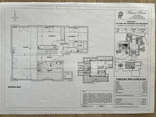 Appartement 148m2 + grande terrasse 153m2