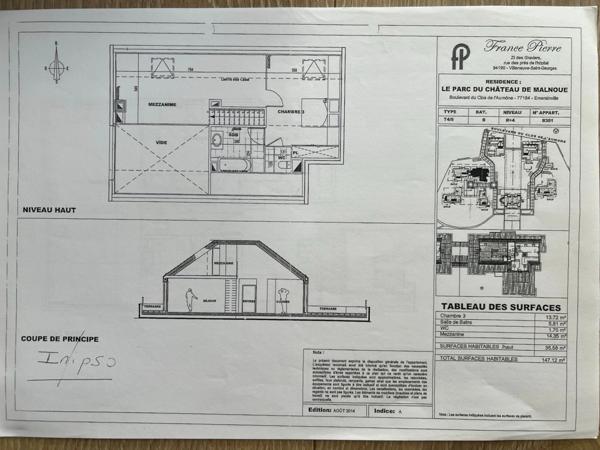 Appartement 148m2 + grande terrasse 153m2