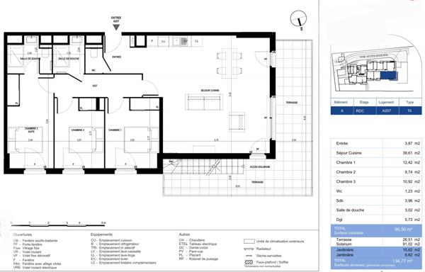 Appartement 4P Duplex – Vue mer - Solarium 104m2 - Résidence neuve