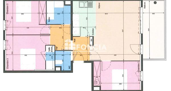 À vendre Appartement 4 pièces 81.2 m² - Fréjus 83600