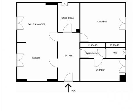 Appartement à vendre 3 pièces 64 m² La Garenne-Colombes
