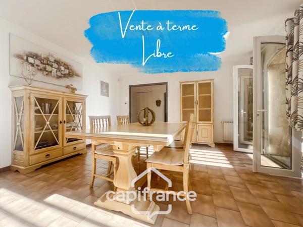 LAMBESC – Vente à terme libre – Propriété de plain-pied au cœur de la nature provençale