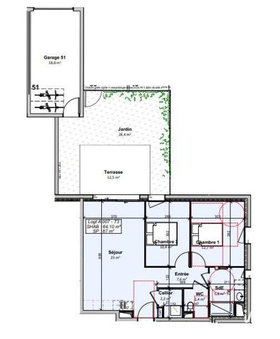 Appartement à vendre 3 pièces 64 m² Givrand