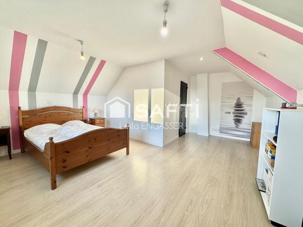 Maison familiale - 4 chambres -Sous sol total - 15 min Houdan