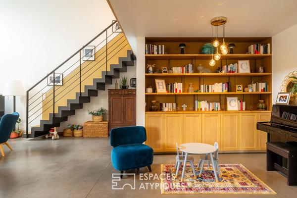 Maison contemporaine au coeur d’une ancienne menuiserie