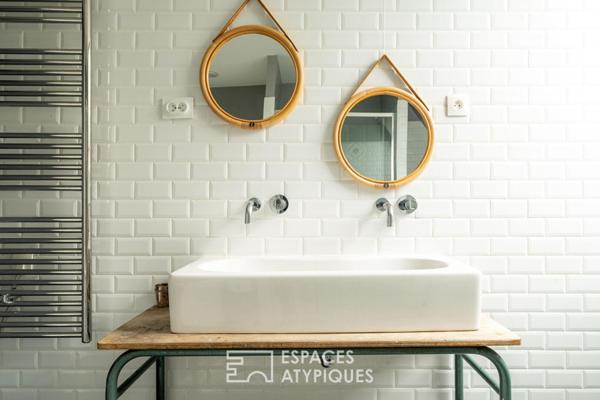 Maison contemporaine au coeur d’une ancienne menuiserie