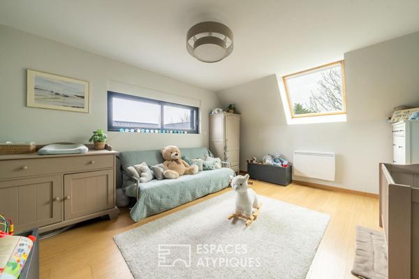 Maison contemporaine au coeur d’une ancienne menuiserie