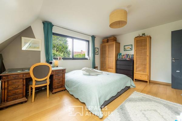 Maison contemporaine au coeur d’une ancienne menuiserie