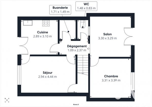 Maison à vendre 4 pièces 79 m² Saint-Julien-des-Landes