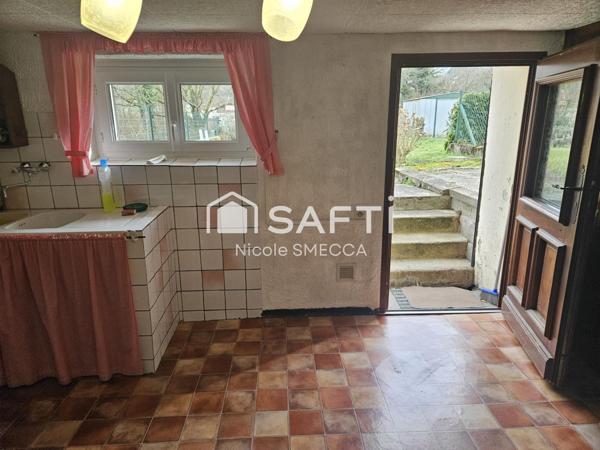 Maison mitoyenne,2 chambres,jardin,terrasse