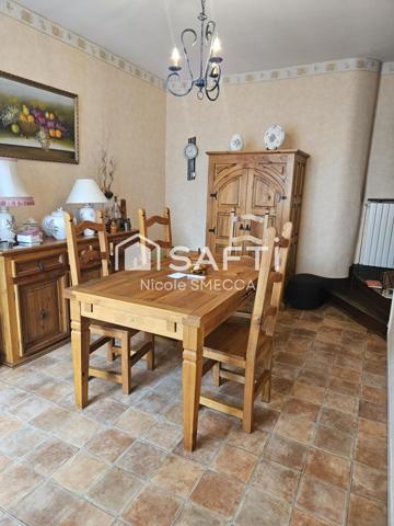 Maison mitoyenne,2 chambres,jardin,terrasse