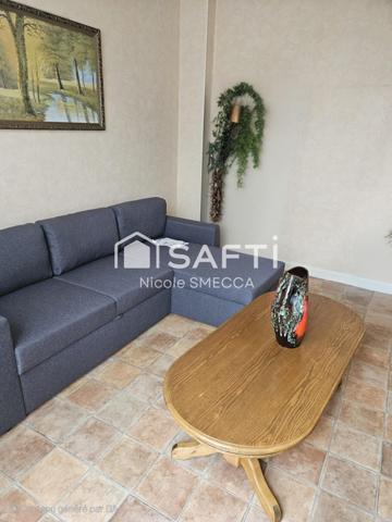 Maison mitoyenne,2 chambres,jardin,terrasse