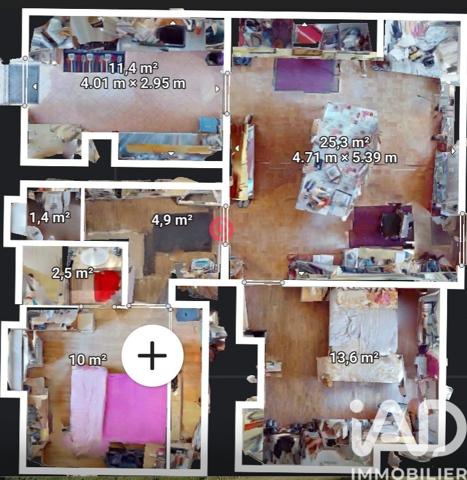 Maison à vendre 3 pièces 75 m² Brageac