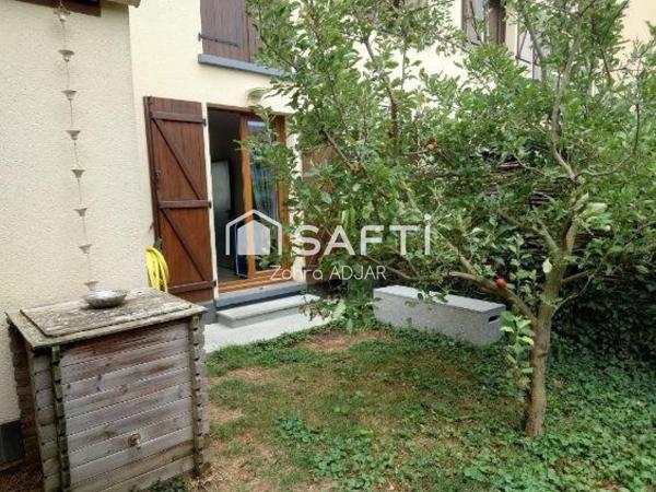 2 pièces avec jardin, garage aménagé et pièce en plus – Idéal premier achat