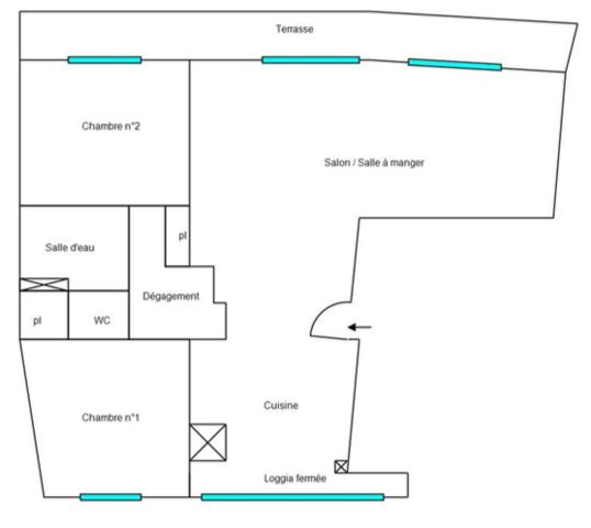 Appartement à vendre 3 pièces 68 m² Marseille 7