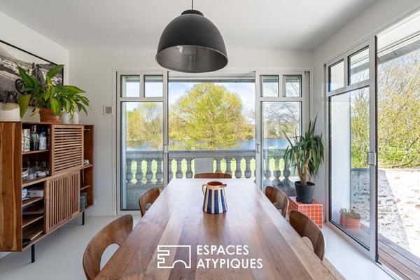 Maison iconique de Vertou bâtie en 1894 et sa pleine vue Sèvre