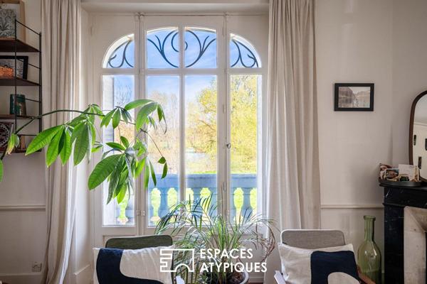 Maison iconique de Vertou bâtie en 1894 et sa pleine vue Sèvre