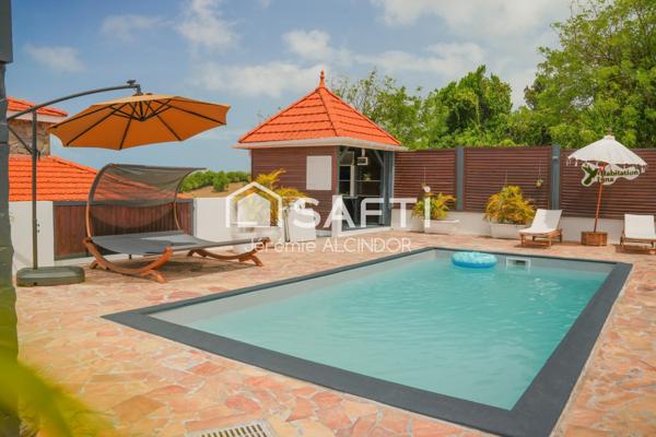 Villa d’exception au Vauclin avec vue mer et jardin