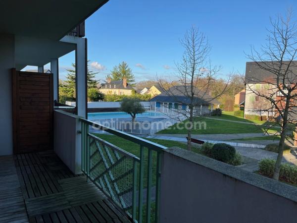 Aux portes de Honfleur - Appartement de type T2 - 41.90 m2 - 1 chambre - Terrasse - 1er étage - Piscine - Parking