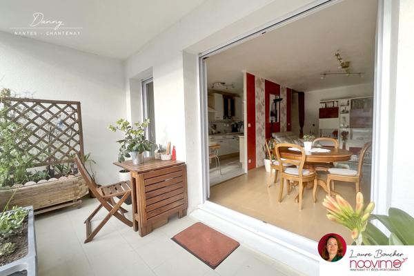 Nantes Chantenay - T3 traversant avec terrasse et parking