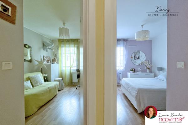 Nantes Chantenay - T3 traversant avec terrasse et parking