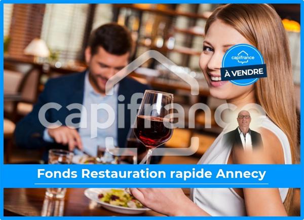 Fonds de commerce restauration rapide secteur ANNECY (74)