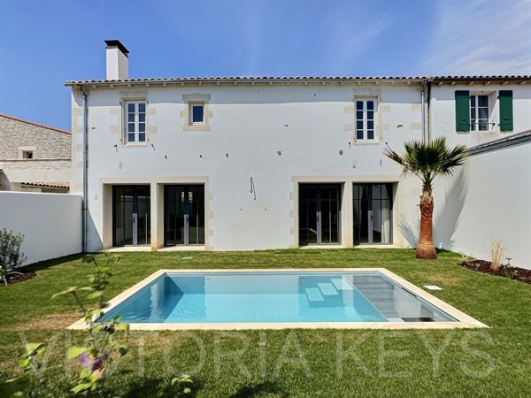 Immobilier île de Ré, Maison ancienne à vendre, Sainte Marie de Ré.