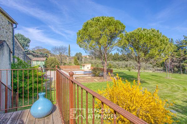 Mas avec terrain arboré, cachet et douceur de vivre