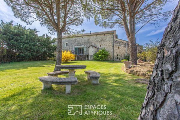 Mas avec terrain arboré, cachet et douceur de vivre