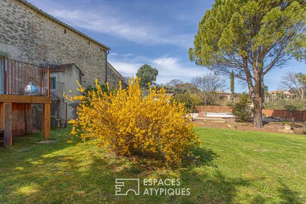 Mas avec terrain arboré, cachet et douceur de vivre