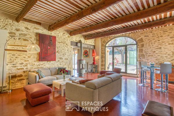 Mas avec terrain arboré, cachet et douceur de vivre